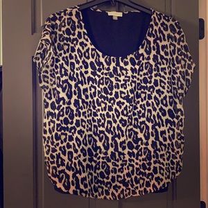 Leopard print blouse